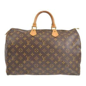 Authentic Louis Vuitton Satchel Bag Speedy 40 Monogram Used LV Handbag Vintage